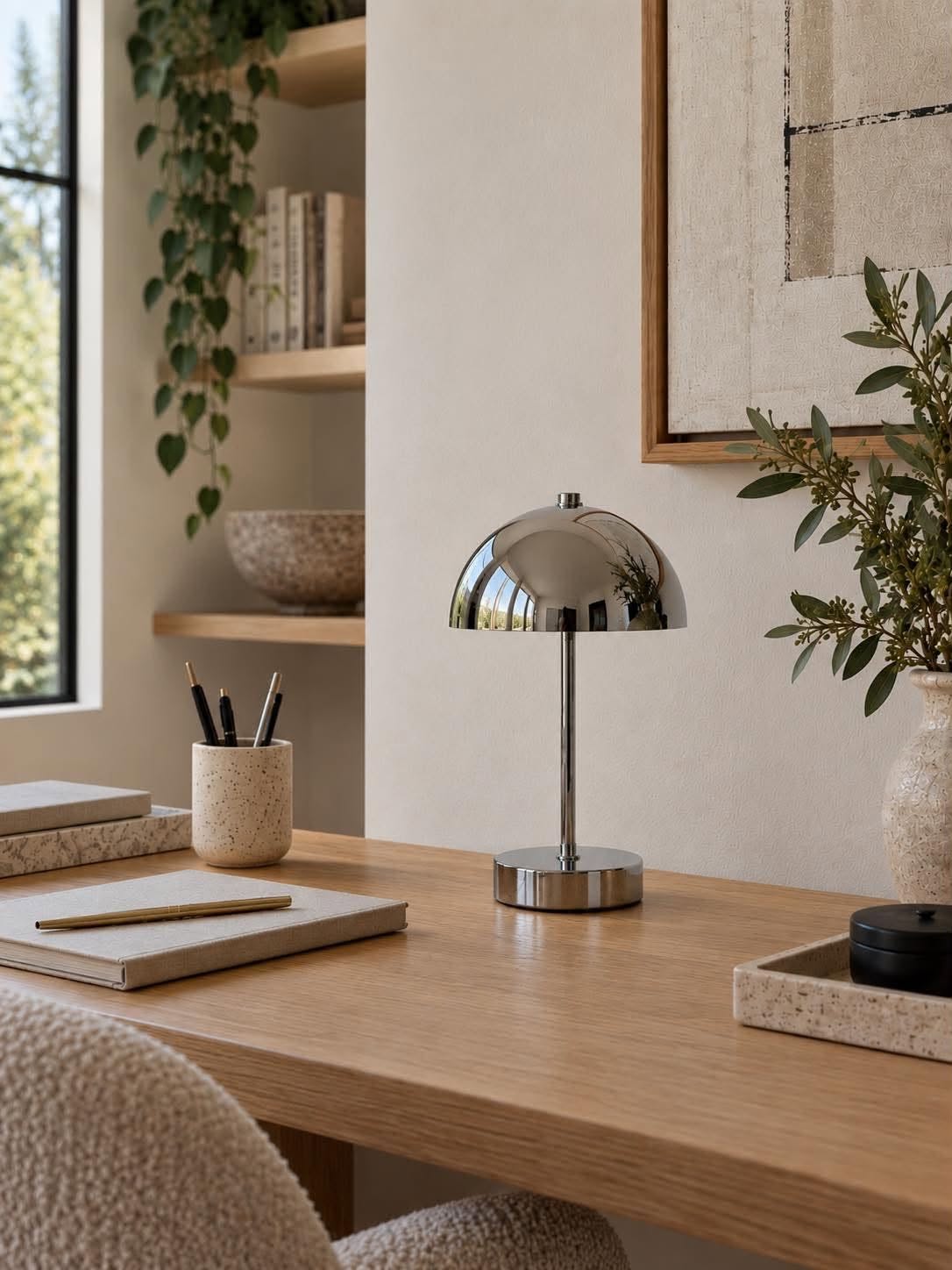 Tafellamp SILVER - meerdere maten