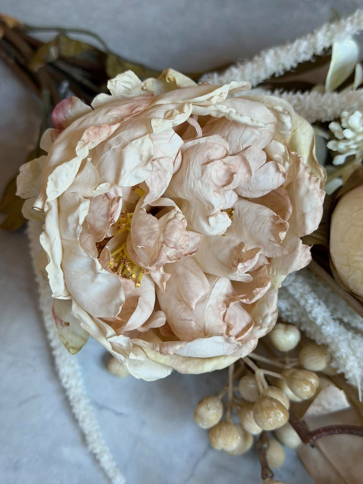 Bouquet 62 cm Crème