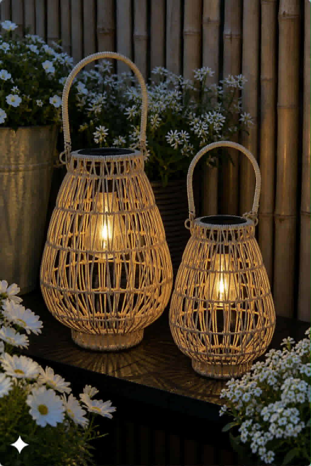 Lantaarn met zonnecellen - Selma Small