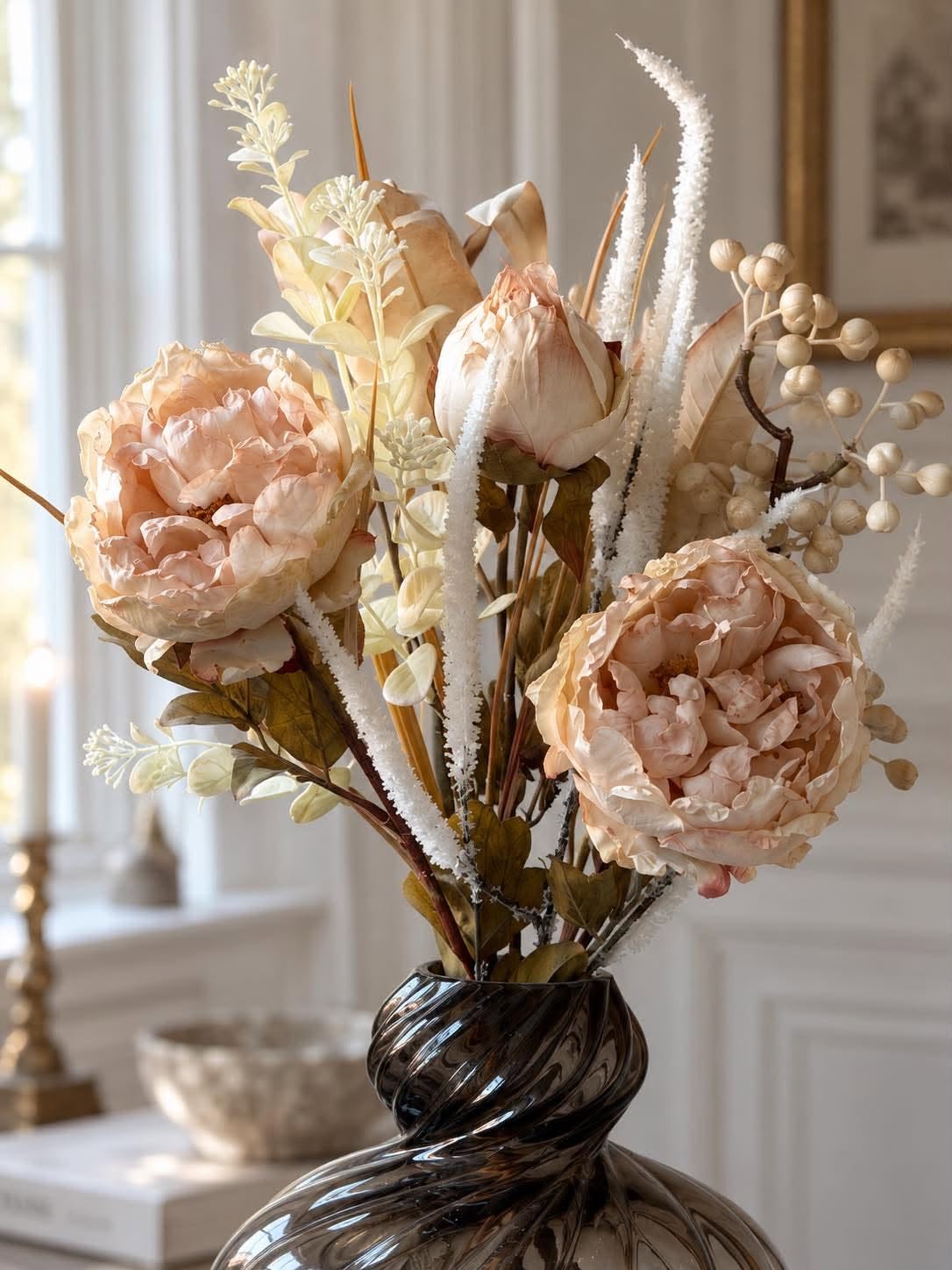 Bouquet 62 cm Crème