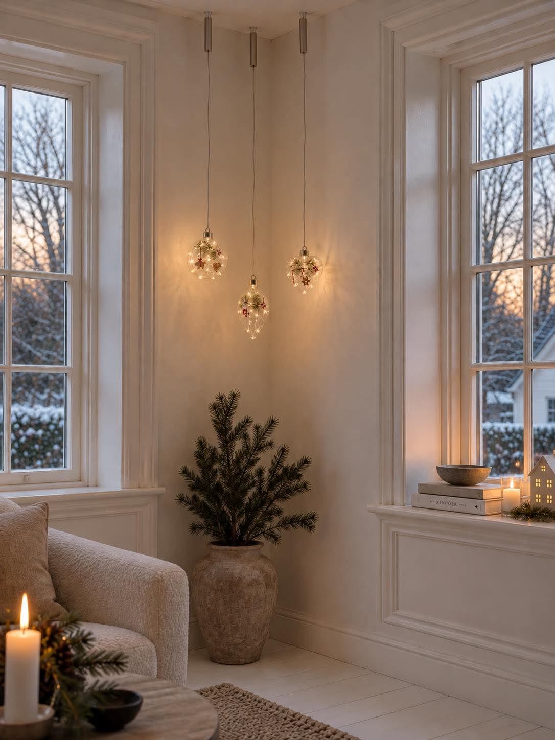 Kerstballen met led-licht