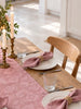 Mondservetten JACQUARD Roze - 4 stuks