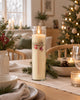 Adventskaars in glas - Dansk Jul