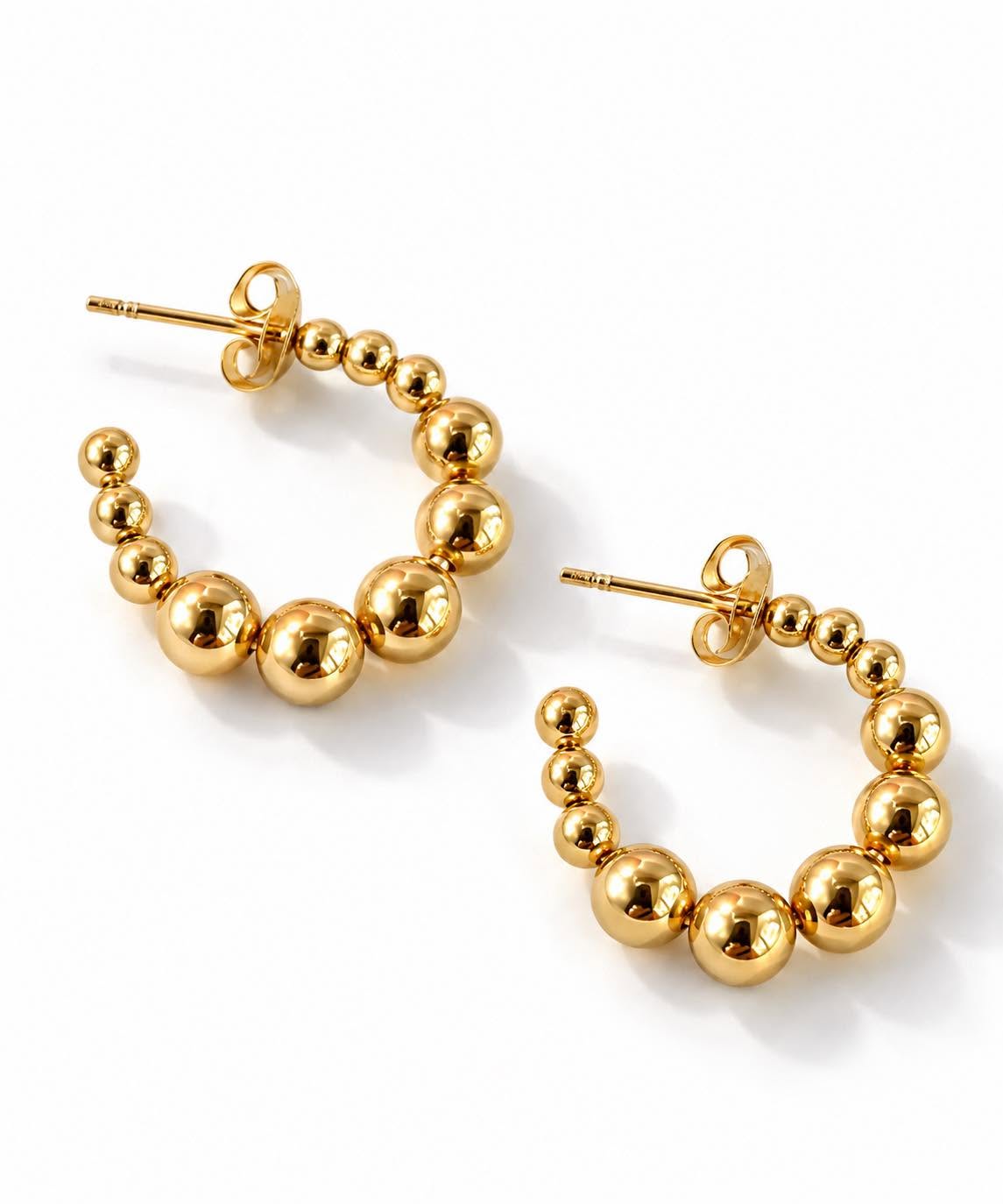 Oorbellen Gunilla 25 mm - 18k verguld