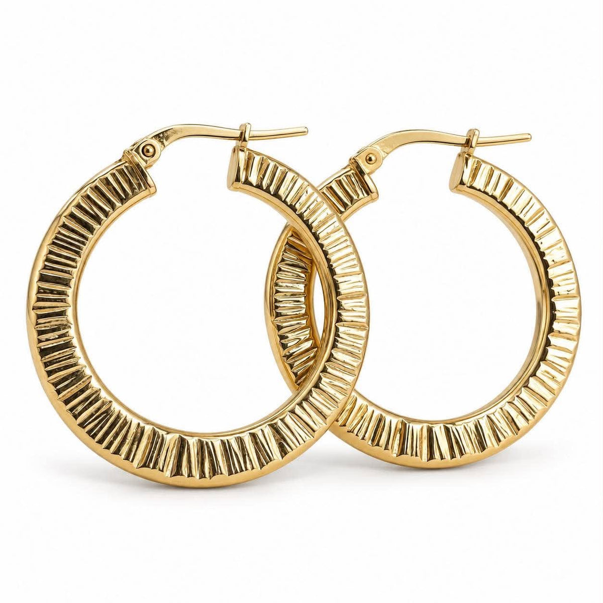 Oorbellen Chloe Big Sterling Silver 18K verguld