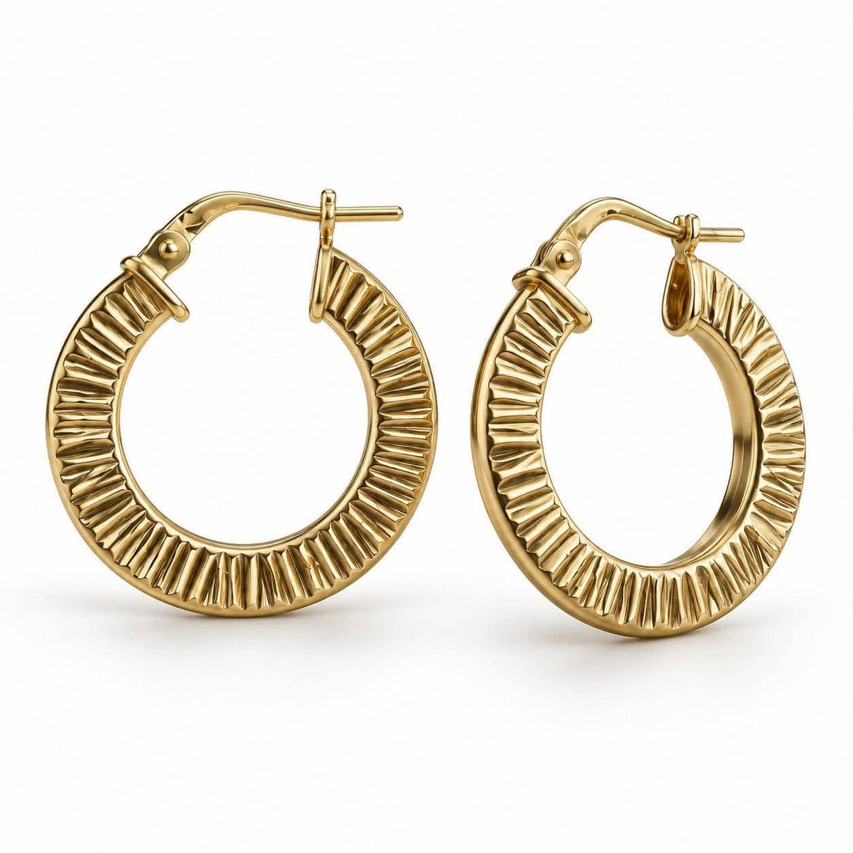 Oorbellen Chloe small Sterling Silver 18K verguld