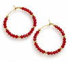 Oorbellen Merle – Rood