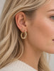 Oorbellen Chloe small Sterling Silver 18K verguld