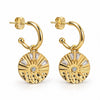 Oorbellen Becky 18K verguld Sterling Zilver