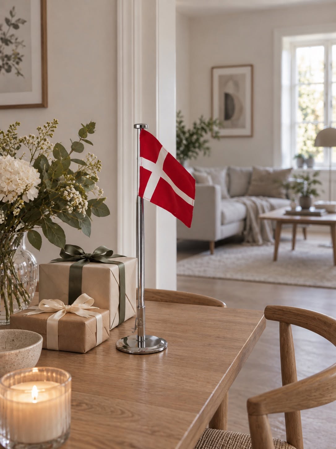 Vlag Dannebrog - 40 cm