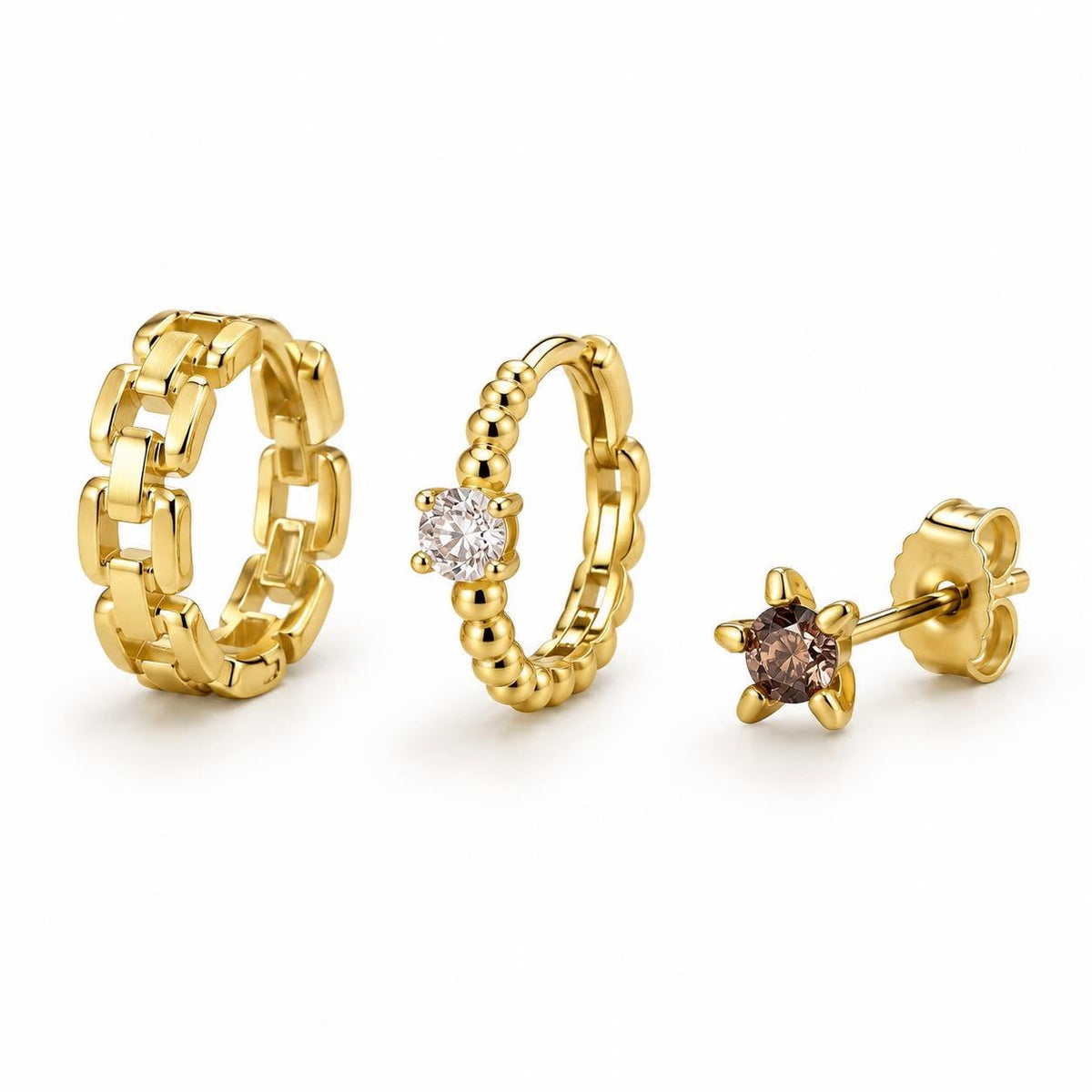 Oorbellen Jeanie – Mix box Sterlingzilver