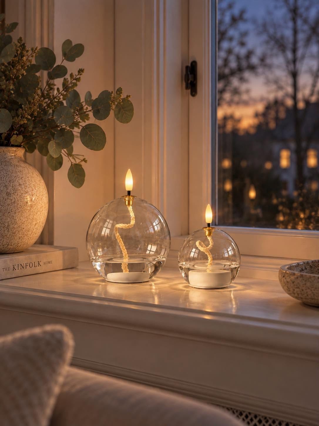 Olielamp met led licht