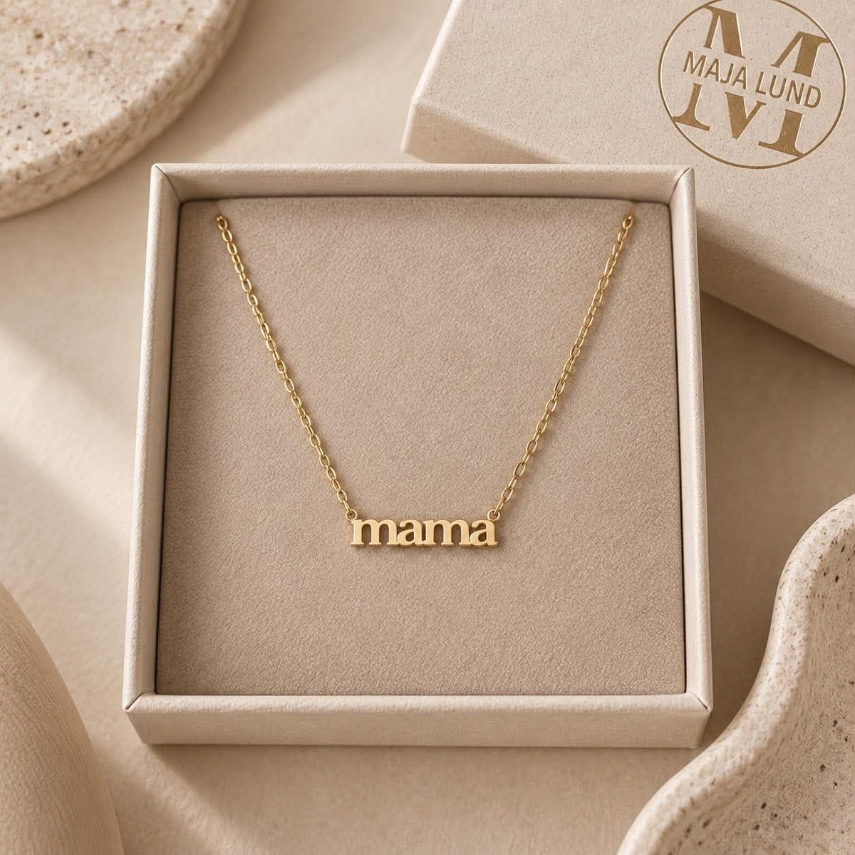 Ketting Mama verguld – Waterdicht