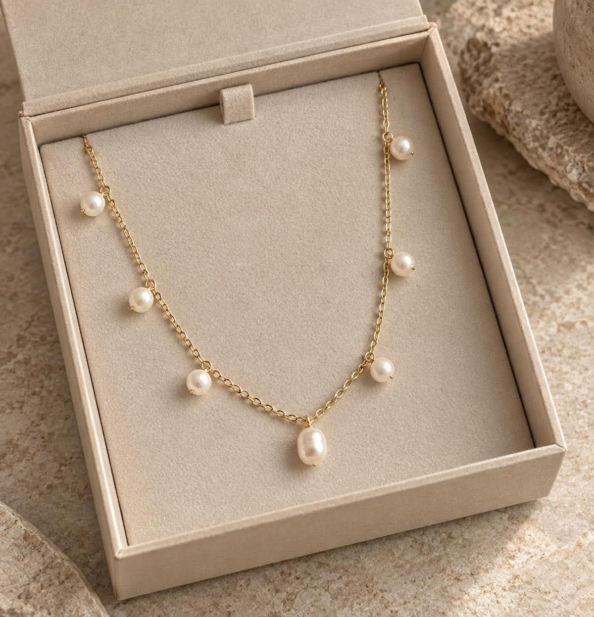 Halsketting Joanna 18K verguld Sterling Silver