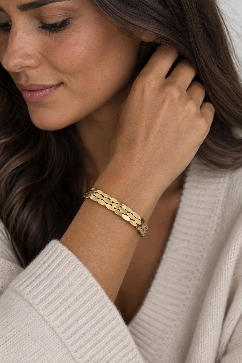 Armring LUCCIA verguld