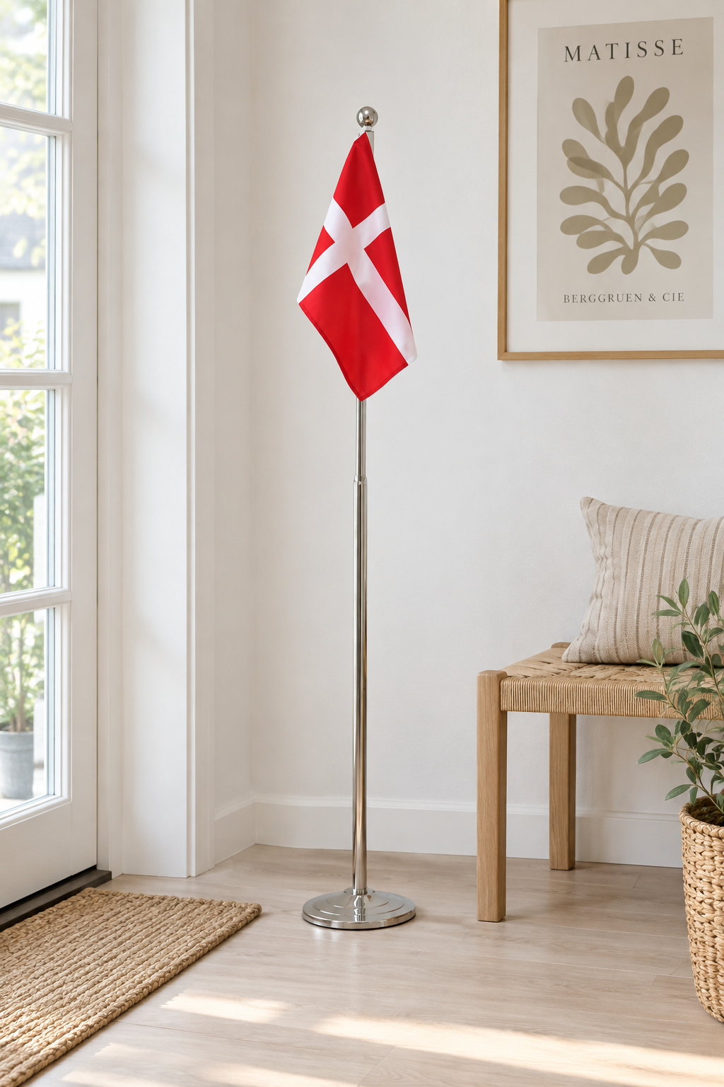 Vlag Dannebrog - Maat 108-192 cm