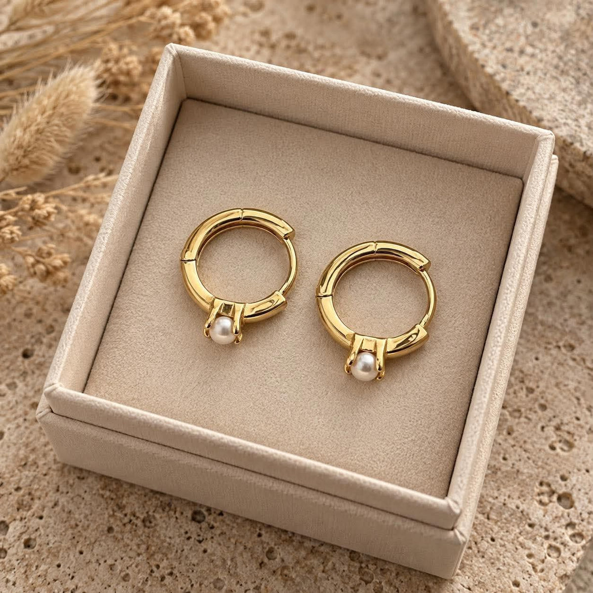 Oorbellen Dee 18K verguld Sterling Zilver