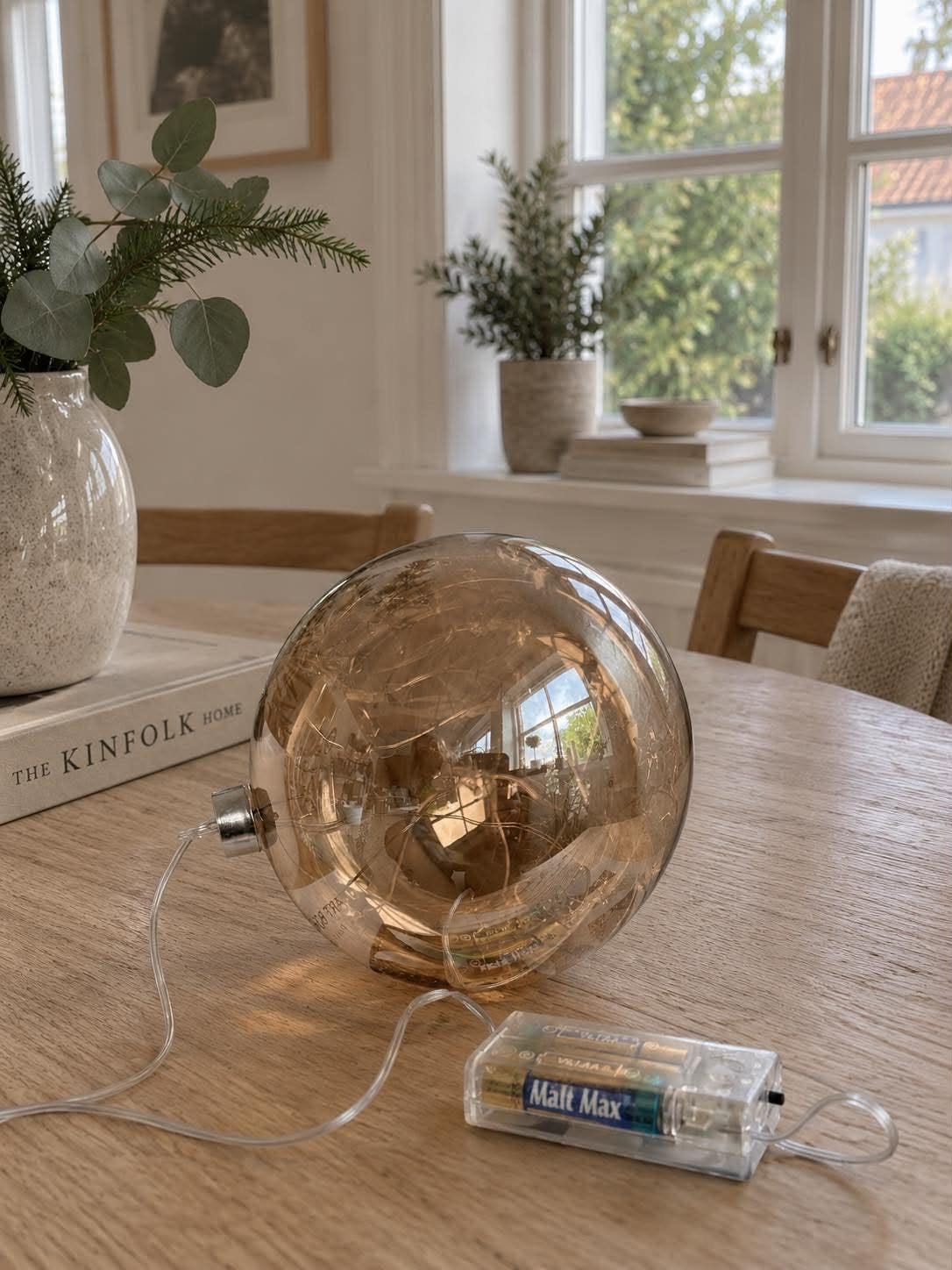 Bol met LED-licht
