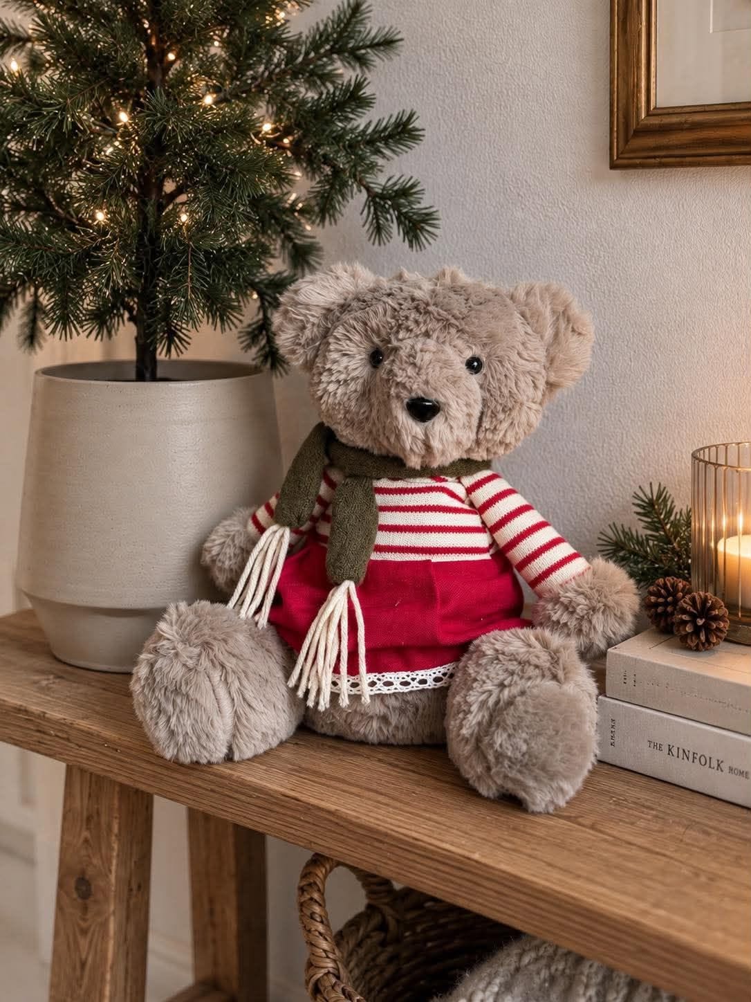 Knuffel met breisel - Kerst
