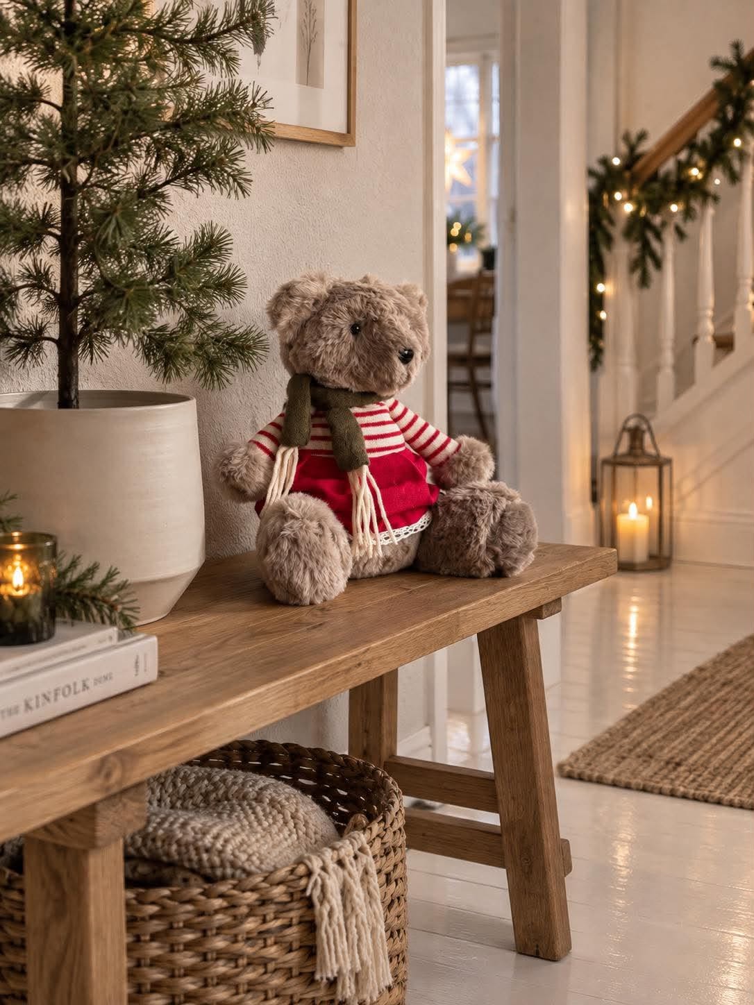 Knuffel met breisel - Kerst