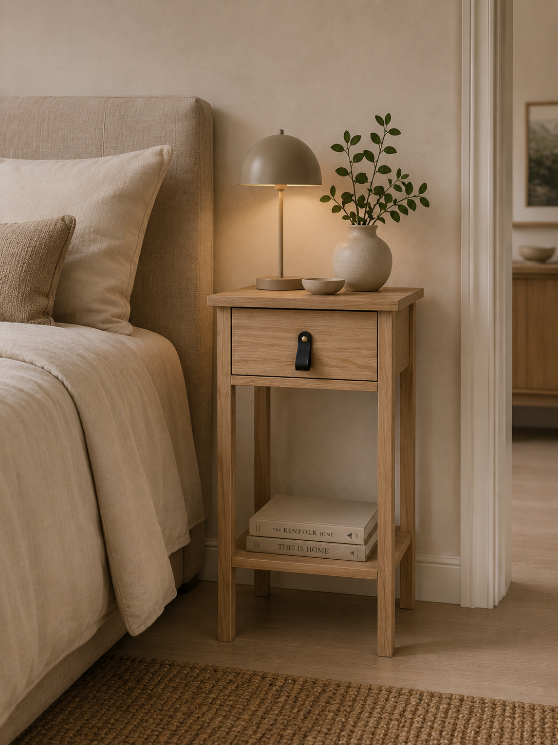 Tafel met lade en plank - Houtlook