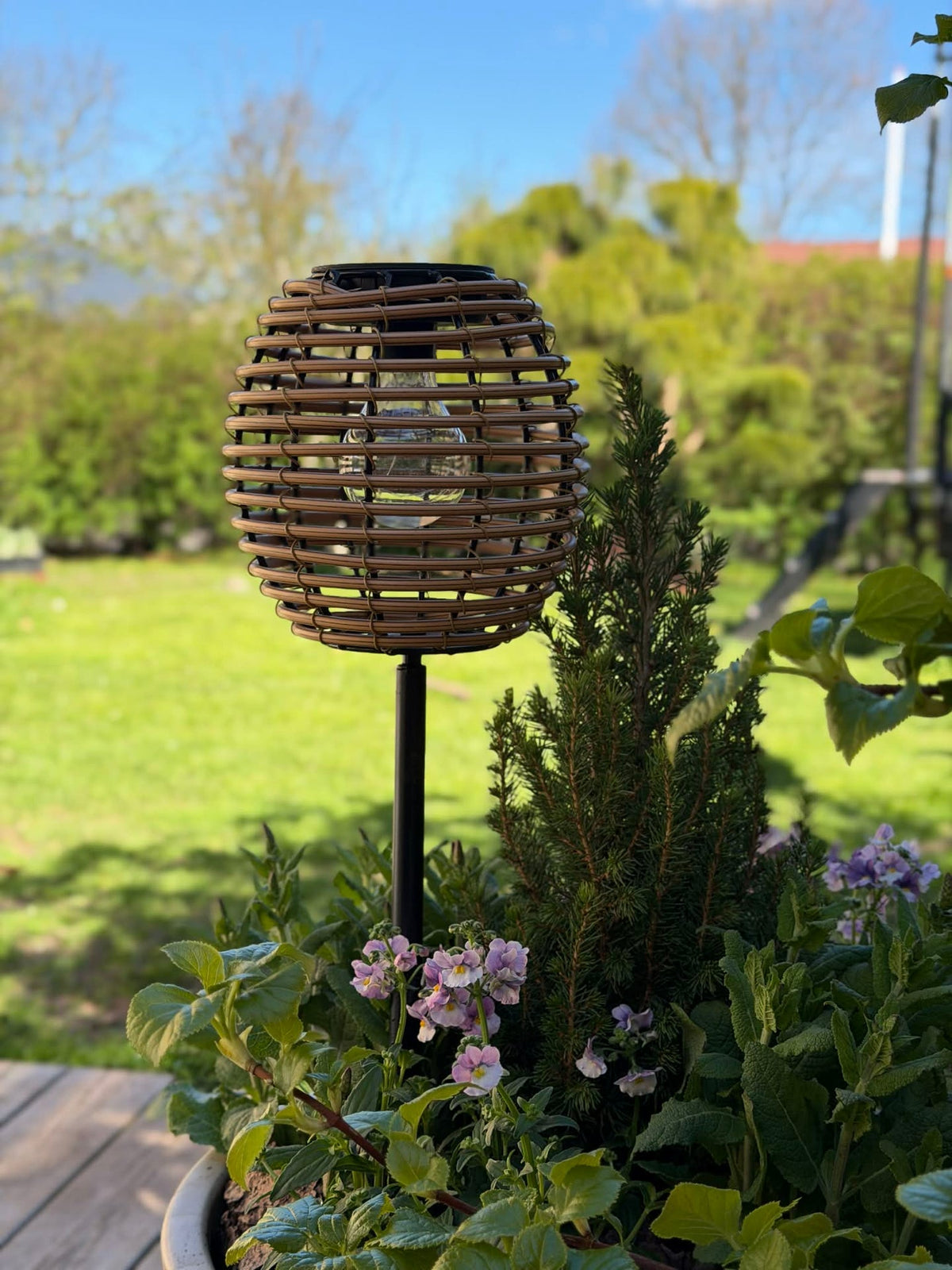 Lantaarn op spies 53 cm - Solar Natur