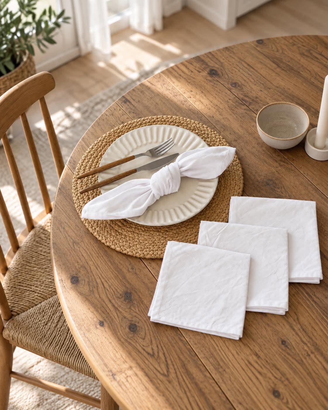 Servetten Wit - 4 stuks
