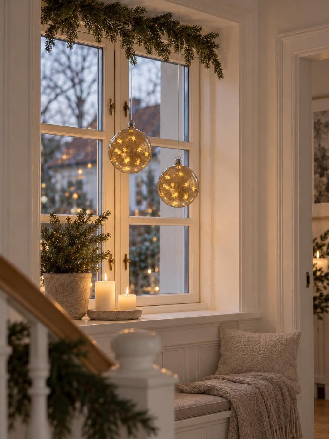Bol met LED-licht