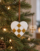 Kersthart ornament - keramiek