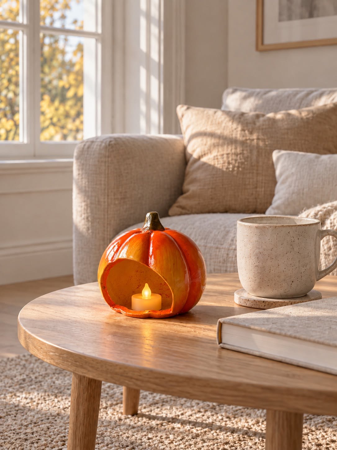 Halloween Pompoen - Keramiek
