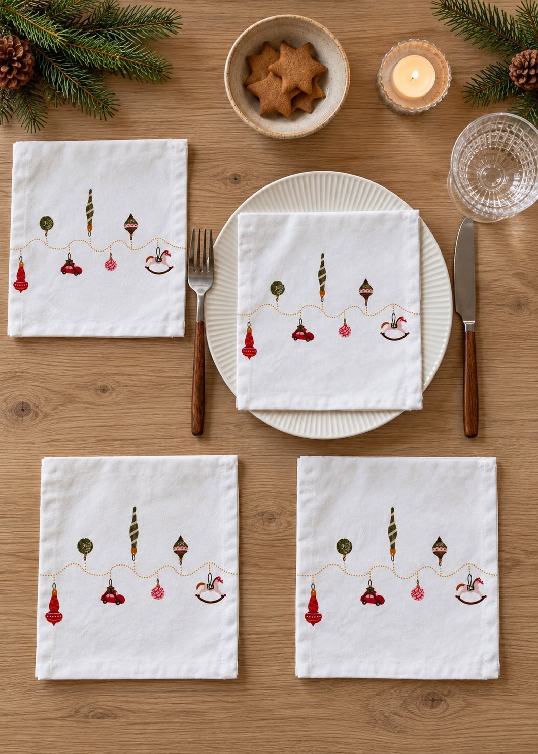 Servetten Kerst - 4 st.
