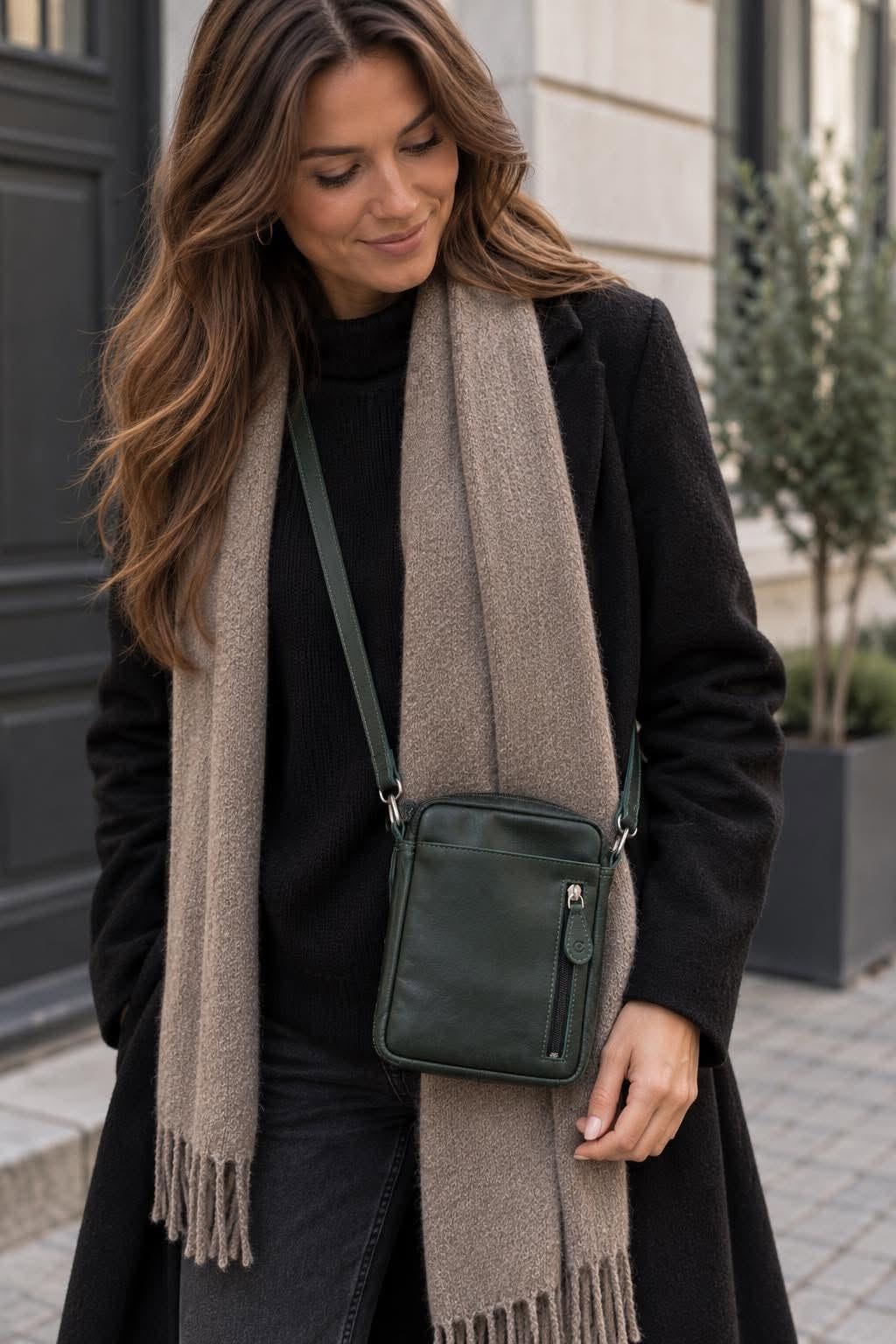 Mobieltasje / crossover – Green Daily
