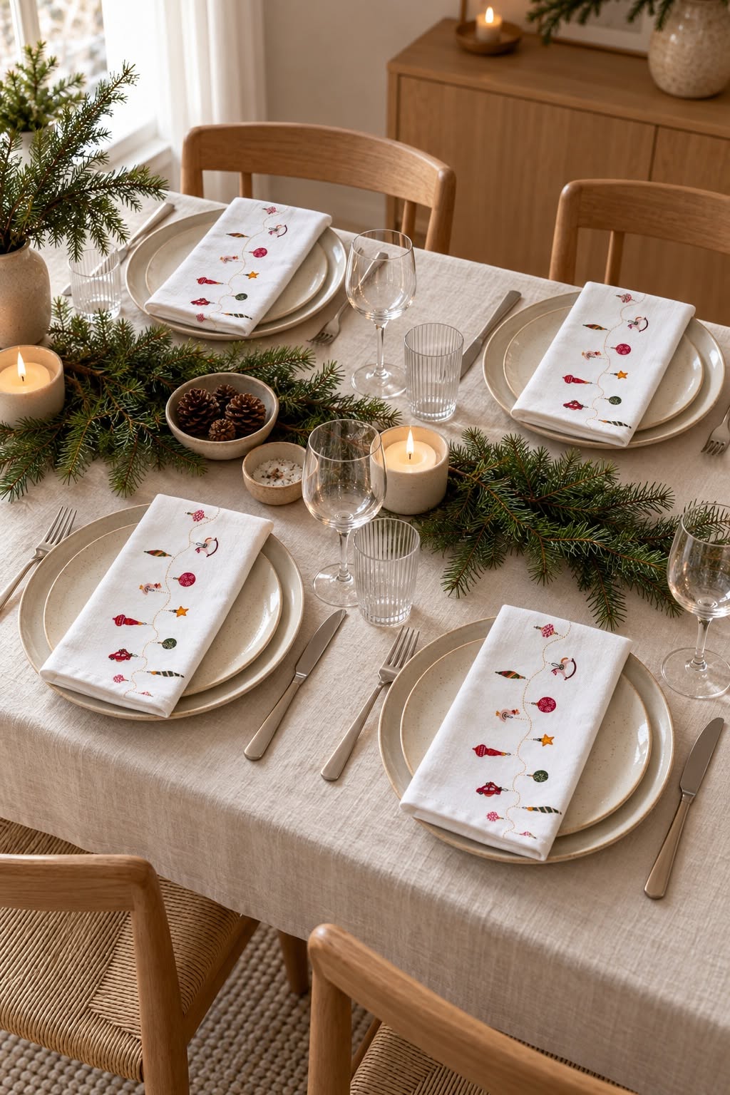 Servetten Kerst - 4 st.