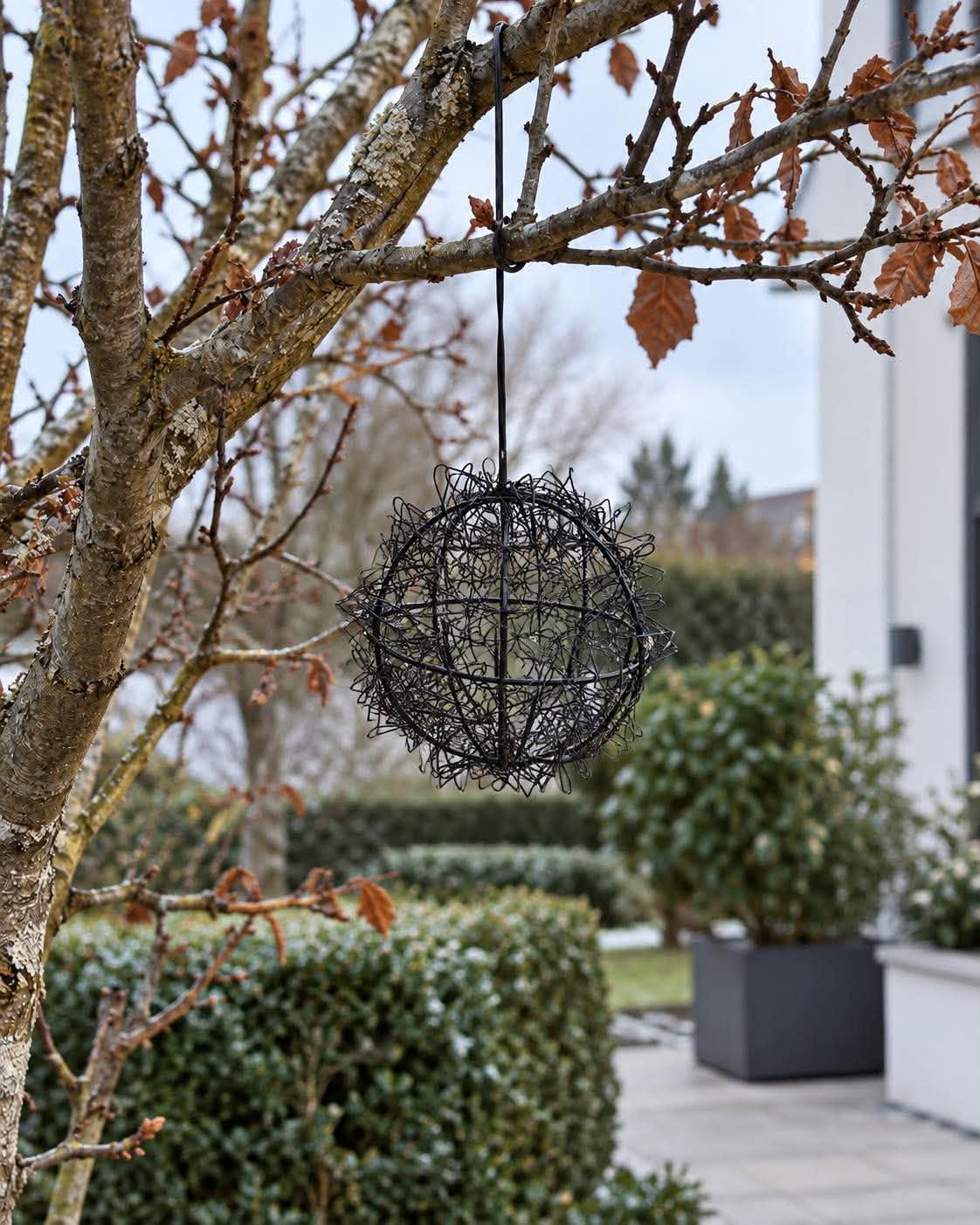 LED-bal voor buiten - Zwart
