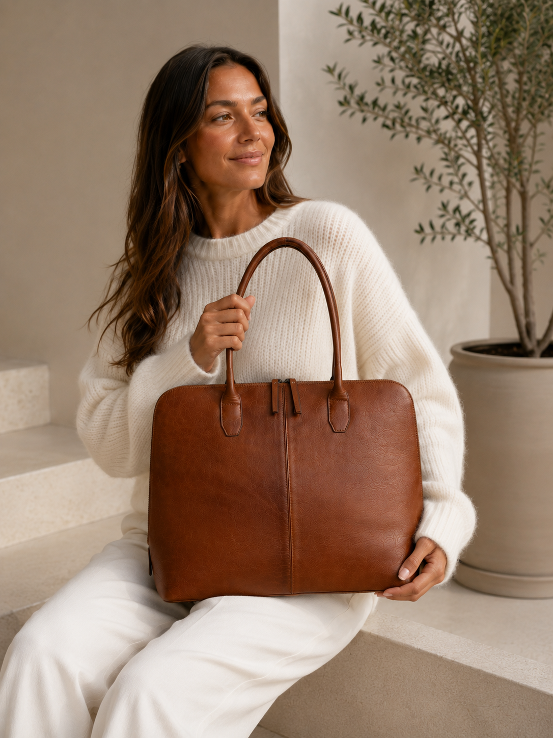 Werktas Silje walnut