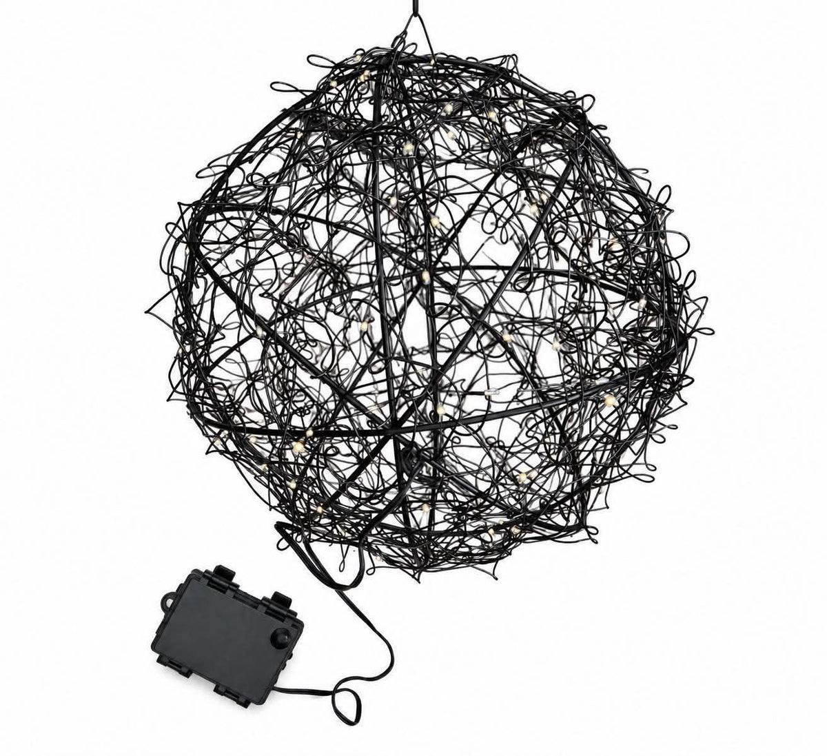 LED-bal voor buiten - Zwart