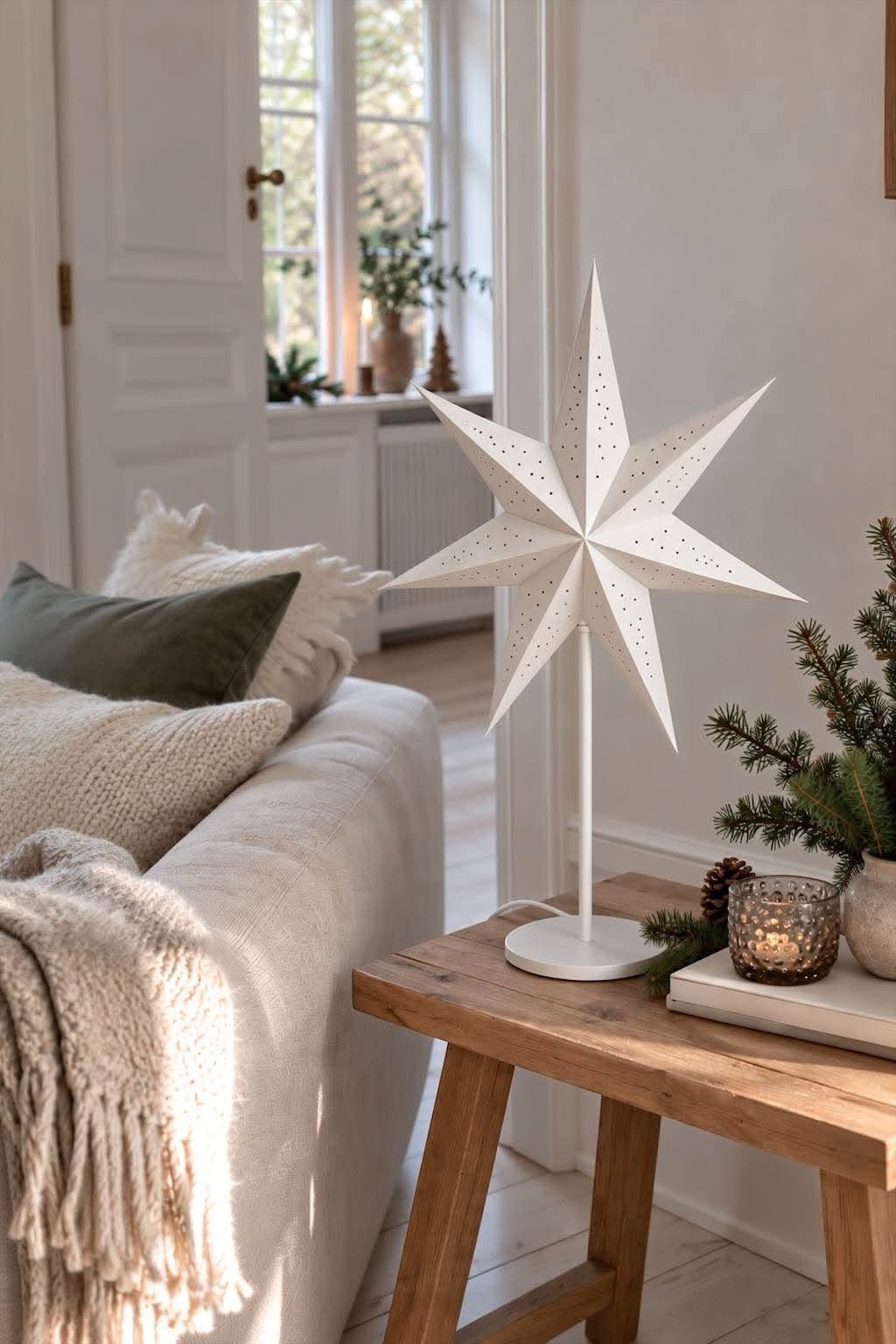 Ster tafellamp - Wit – Decoratieve lamp