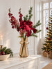 Kerstboeket met Amaryllis - Rood