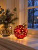 Kerstbal met licht MIX - Rood