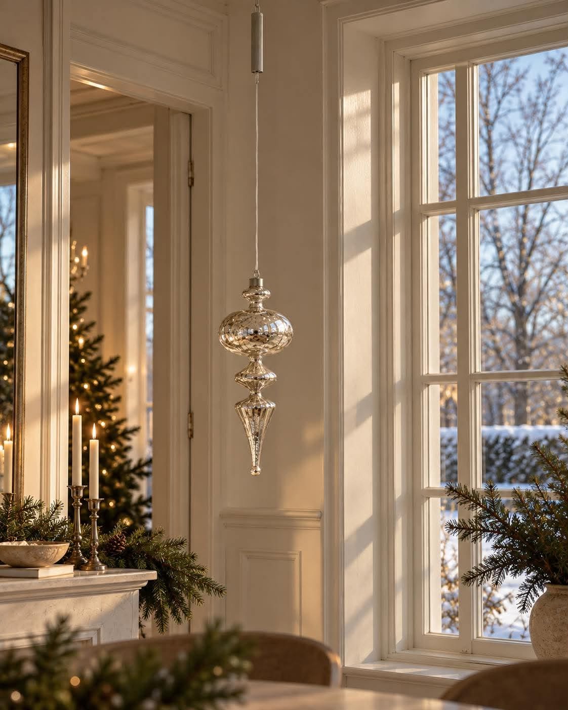 Druppel met led-licht - voor ophanging