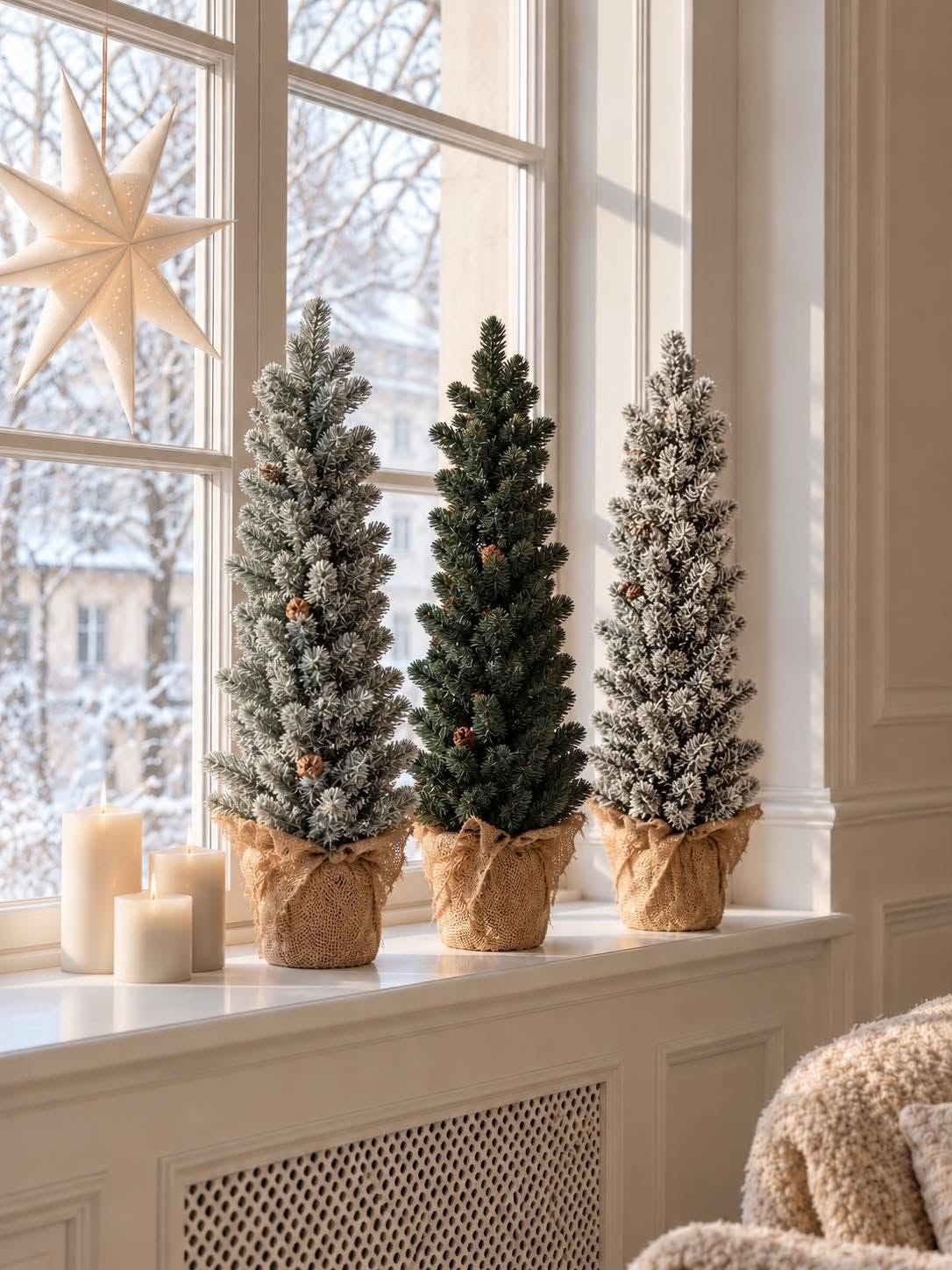 Boom in pot - MIX – kunstmatige kerstboom