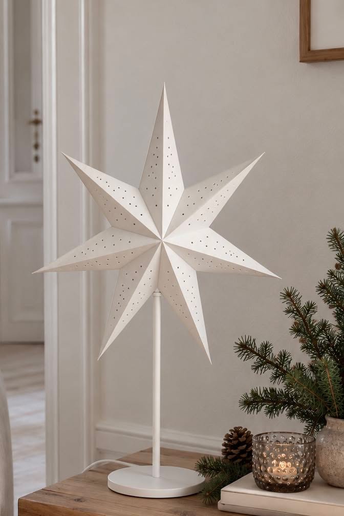 Ster tafellamp - Wit – Decoratieve lamp