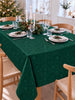Kersttafelkleed Jacquard - Groen 320cm