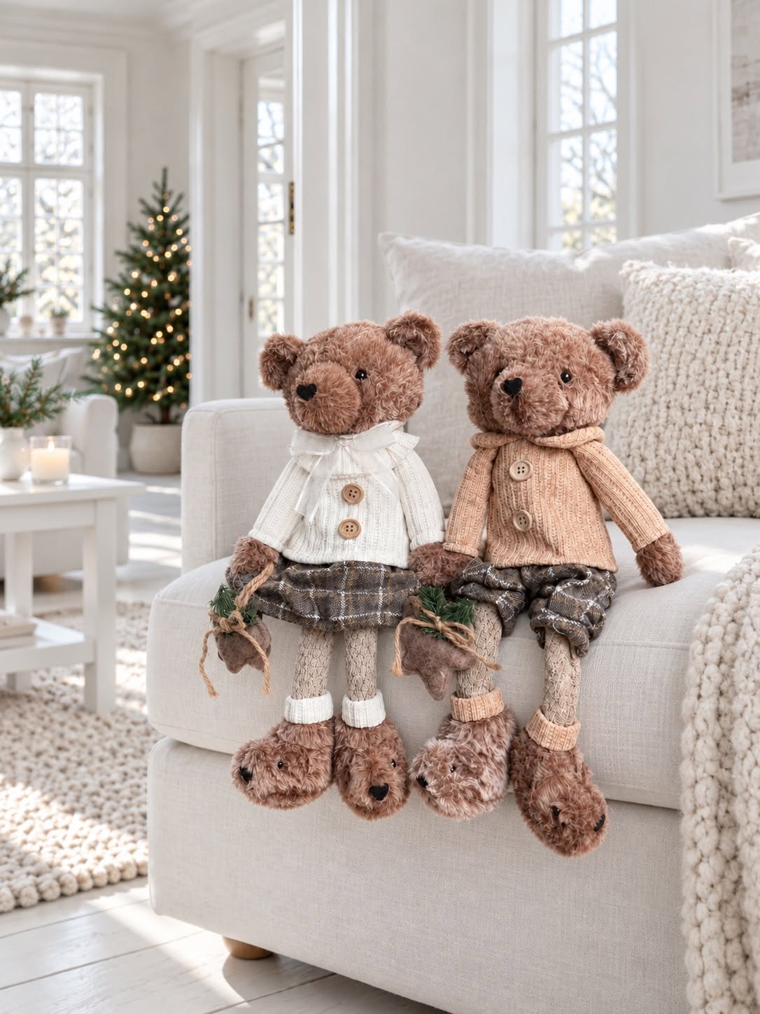 Kerstbeer jongen – bruine kerstfiguur
