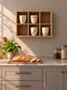 Mokken van steengoed - set van 4 stuks
