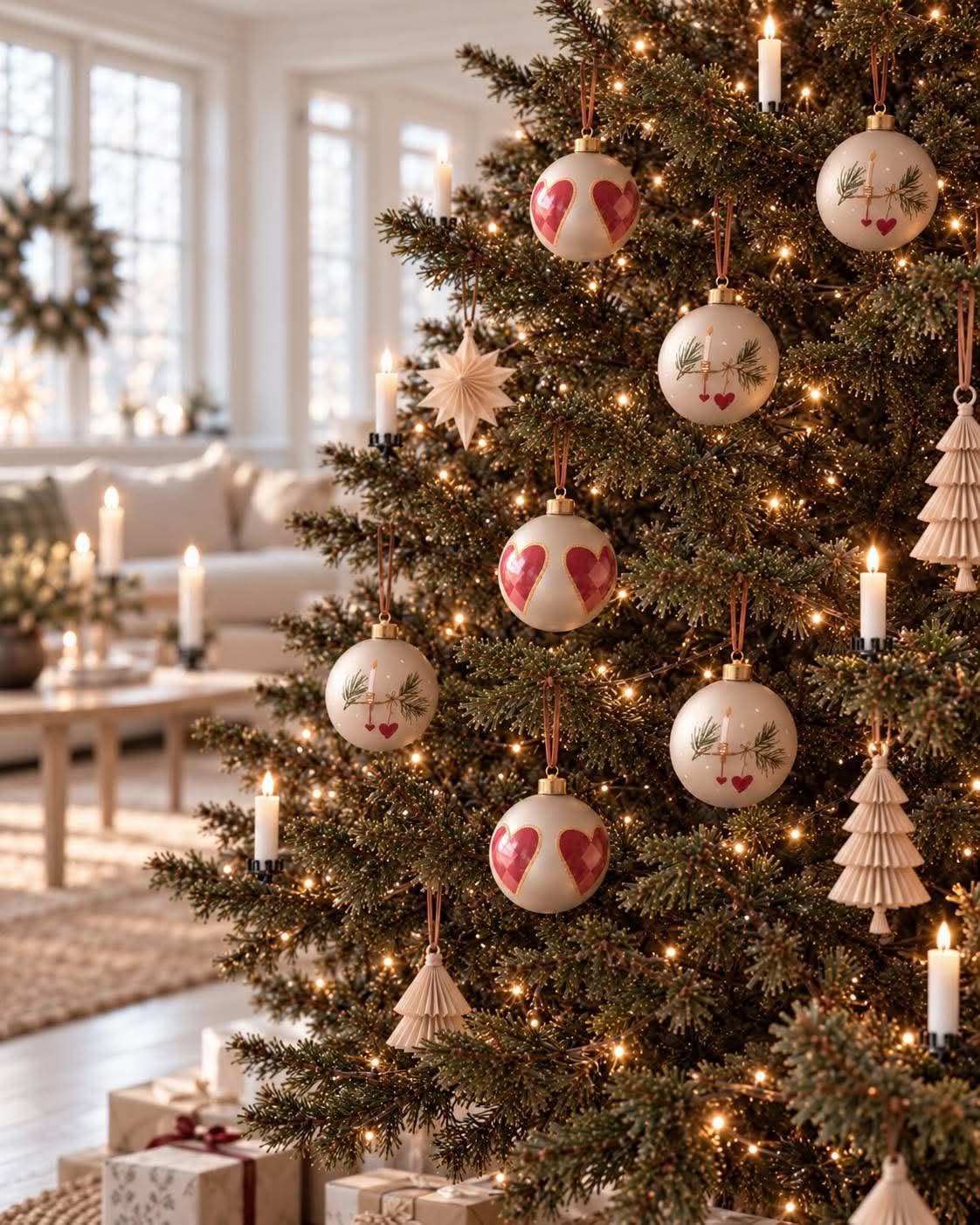 Kerstballen - Set van 2 stuks, Glas