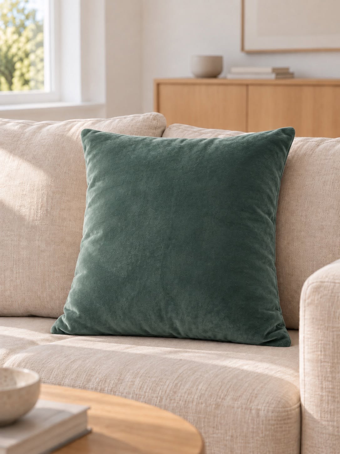 Gebreid kussen 45x45 - Color mix