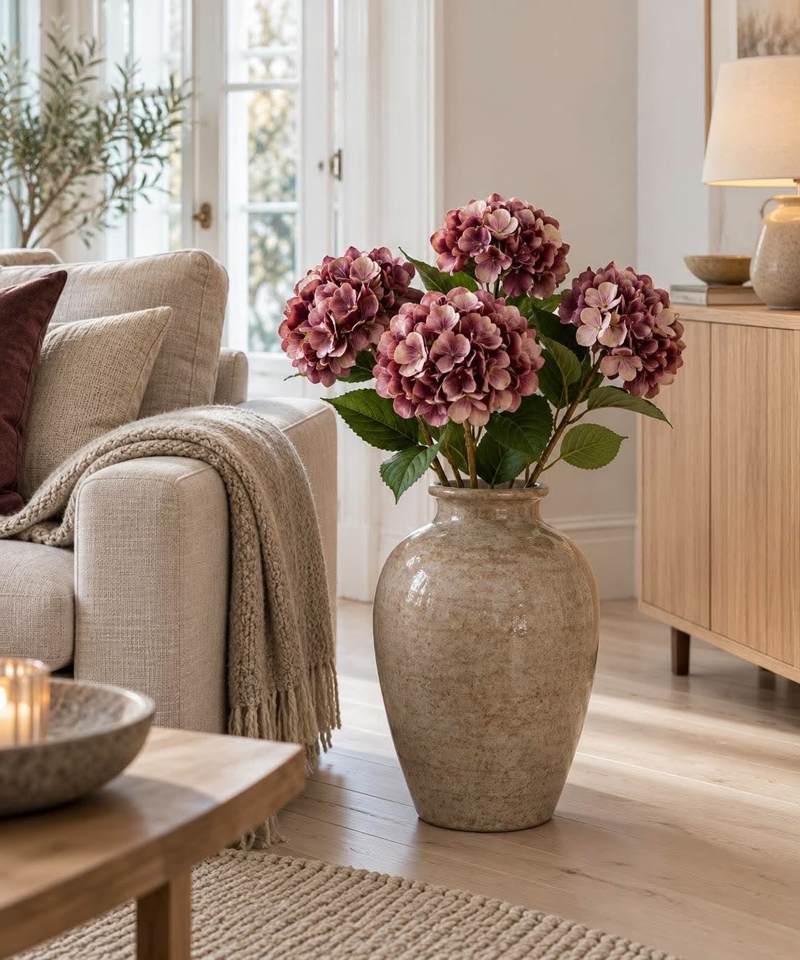 Hortensia gebrande kleuren - Mix
