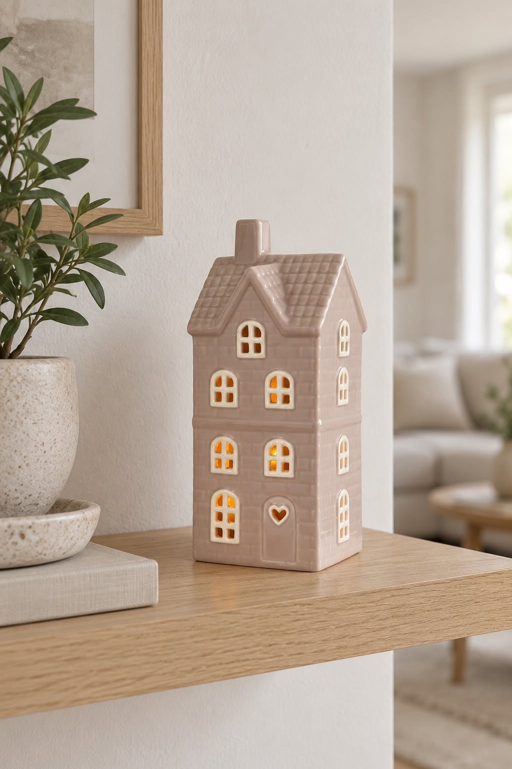 Lichthuis in keramiek – decoratief licht