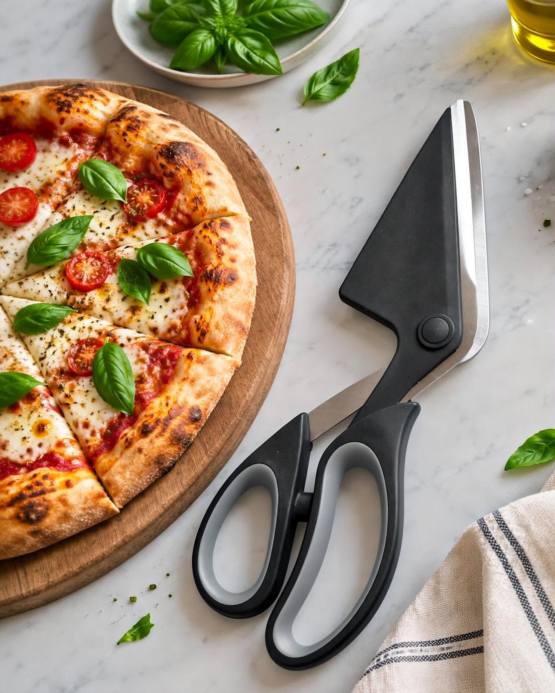 Pizzaschaar – zwarte pizzaschaar